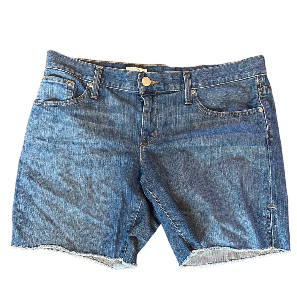 GAP 1969 Raw Hem Oceanside Denim Shorts